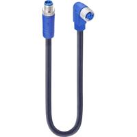 Lumberg Automation 934853049-1 Sensor/actuator connector, geassembleerd M12 Aantal polen (sensoren): 5 Stekker, recht, Koppeling, haaks 2.00 m 1 stuk(s) - thumbnail