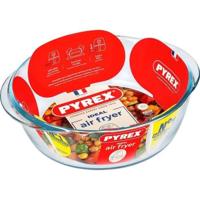 Airfryerschaal - PYREX - 1450144 - Rond - Borosilicaatglas - 26 cm - thumbnail