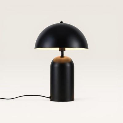 Tafellamp Asteri nero s - Zwarte paddenstoel lamp van metaal voor binnen - Zonder lichtbron