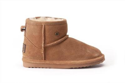 Warmbat Wallaby Suede Laars Kinderen Cognac 35