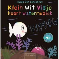 Klein wit visje hoort watermuziek - thumbnail
