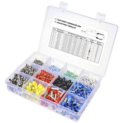 TRU COMPONENTS TC-11991828 Assortiment adereindhulzen 0.14 mm², 0.25 mm², 0.34 mm², 0.5 mm², 0.75 mm², 1 mm², 1.5 mm², 2.5 mm², 4 mm², 6 mm², 10. mm², 16 mm²