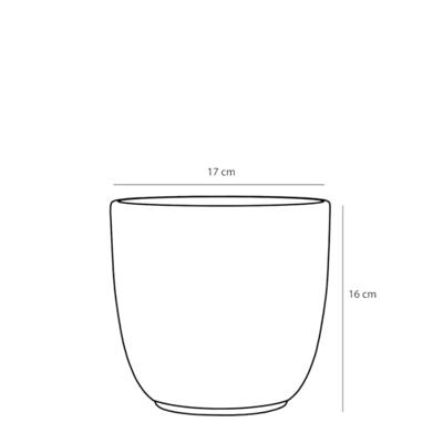 Tusca pot rond taupe mat h16xd17 cm Mica Decorations - Mica decorations Tusca pot rond taupe mat h16xd17 cm Mica Decorations - Mica decorations