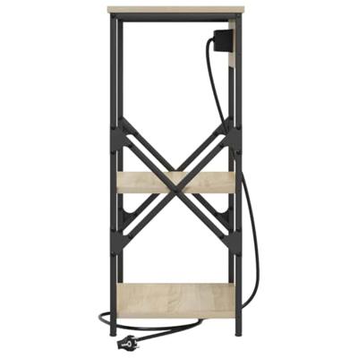 Nachtkastje 2 pcs Sonoma Eiken 41 x 31 x 76 cm Bewerkt hout