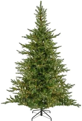 Everlands Grandis fir verlichte kunstkerstboom groen 210cm, 4200 lampjes