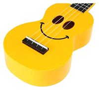 Mahalo USMILE/YW Smiley sopraan-ukelele geel - thumbnail