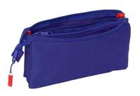 Pennenetui met 3 vakken Atlético Madrid Blauw Wit Rood 22 x 12 x 3 cm - thumbnail