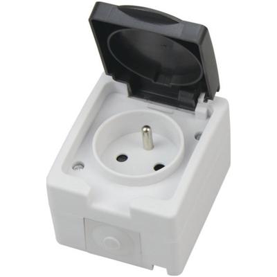 Buitenstopcontact Enkelvoudig Geaard IP54 Waterdicht - België