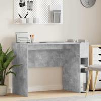Bureau Beton Grijs 109 x 50 x 78 cm Bewerkt hout - thumbnail