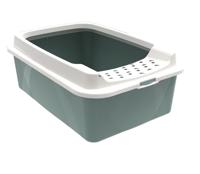 Kattenbak met randen - ROTHO MYPET - BONNIE - 57,2 x 39,3 x 20,9 cm - Groen - thumbnail