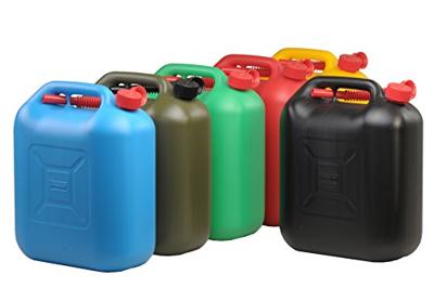 Hünersdorff jerrycan "standaard fuel canister plastic 20 ltr black - thumbnail
