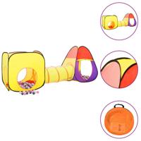 VidaXL Kinderspeeltent met 250 ballen 255x80x100 cm meerkleurig - thumbnail