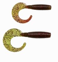 DAM Grup Curl Tail 7 cm UV Orange Silver - thumbnail