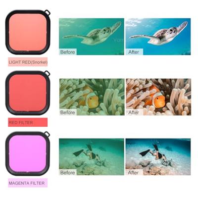 MOJOGEAR Accessoire-set voor GoPro Hero 13 met waterdichte case en duikfilters