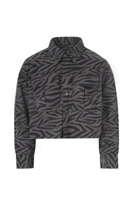 Like Flo winter overshirt meisjes teens - grijs - Cassy - kort - grote zakken