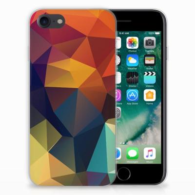 iPhone SE 2022 | SE 2020 | 8 | 7 | TPU Hoesje | Polygon Color