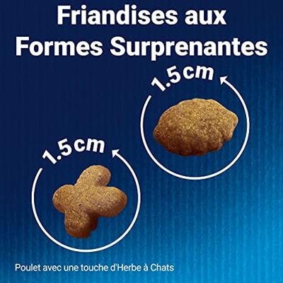 Felix Naturally Delicious met kip en vleugje kattenkruid snacks 180 g Felix Naturally Delicious met kip en vleugje kattenkruid snacks 180 g
