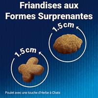 Felix Naturally Delicious met kip en vleugje kattenkruid snacks 180 g - thumbnail