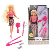 Lauren tienerpop + haaraccessoires - thumbnail