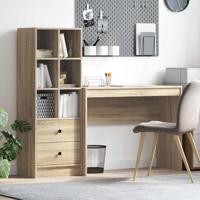 Bureau met lade 2 pcs Sonoma Eiken - thumbnail