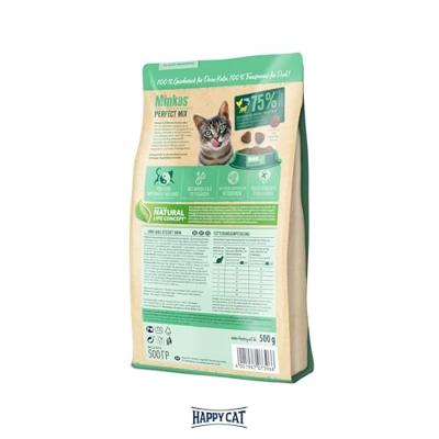 Happy Cat 70416 Happy Cat Minkas Perfect Mix droogvoer voor katten, 10 kg inhoud