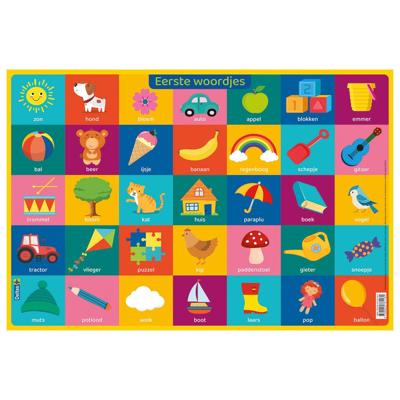 Educatieve onderleggers - Eerste woordjes Educatieve onderleggers - Eerste woordjes