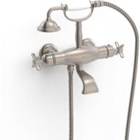 Badkraan Tres Clasic Thermostatisch Incl Handdouche op Houder RVS Tres - thumbnail