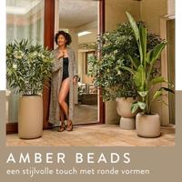 Elho Amber Beads Medium 40 - Balanced beige - L 39 x B x H 48 cm - Binnen en Buiten - 100% gerecycled - thumbnail