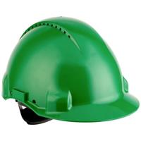 3M veiligheidshelm geventileerd met Uvicator - ratelverstelling - groen - G3000NUV-GP - thumbnail
