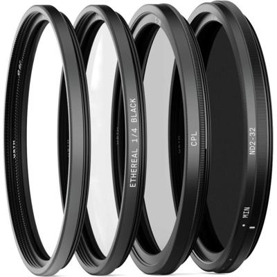 Urth 58mm Cinematic Filter Kit Plus+ (UV, CPL, ND32, Ethereal 1/4 Black Mist) Urth 58mm Cinematic Filter Kit Plus+ (UV, CPL, ND32, Ethereal 1/4 Black Mist)