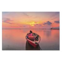 Schilderij Home ESPRIT Bedrukt 150 x 0,4 x 100 cm - thumbnail