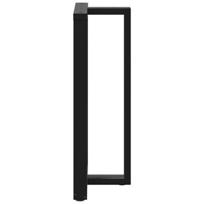 Bartafelpoten 2 st T-vormig 60x35x(111-112) cm staal zwart - thumbnail