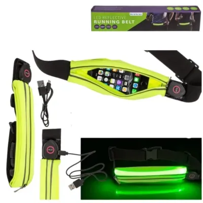 Hardloop heuptas met oplaadbare LED verlichting | 24 stuks