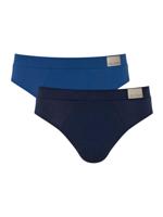 2-pack heren heup Slips - GO Natural Brief - Biologisch katoenen heren onderbroeken - Zachte stoffen band - thumbnail