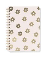 HEMA Notitieboek Spiraal A5 Lijnen Bloemen - thumbnail