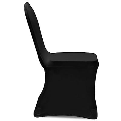 VidaXL Stoelhoes stretch 4 stuks zwart