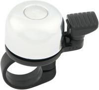 MOUNTY mini fietsbel "billy" mini bell billy orig.sil. - thumbnail