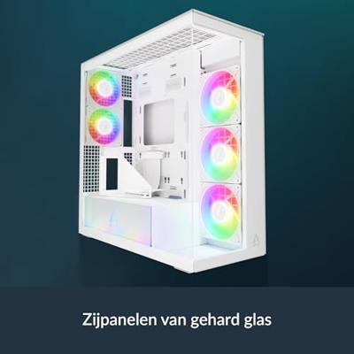Arctic Xtender Midi-tower PC-behuizing, Gaming-behuizing Wit
