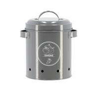 Esschert Design Voorraadblik voor Uien Antraciet - thumbnail