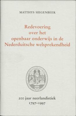 Redevoering over het openbaar onderwijs in de Nederduitsche welsprekendheid (Paperback)