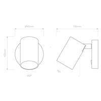 Astro - Ascoli single switched Wandlamp GU10 - thumbnail