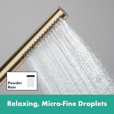 Hansgrohe Pulsify s staafhanddouche 100 1jet ecosmart brushed bronze 24125140 - thumbnail