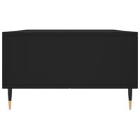 Salontafel 104x60x35 cm bewerkt hout zwart - thumbnail