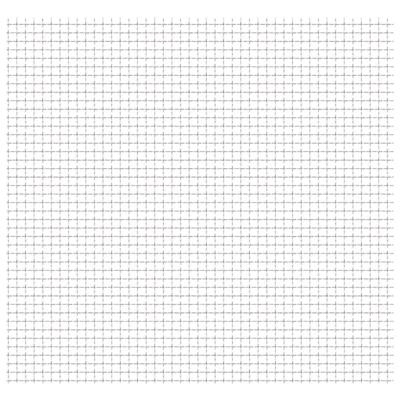 VidaXL Draadhek geweven gaas 50x50 cm 31x31x3 mm roestvrij staal