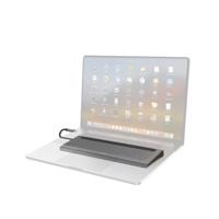 Hama USB C docking station 10 poorten (USB hub 4x USB A, 2x USB-C, 2x HDMI, 1x DisplayPort DP, 1x LAN/Ethernet, 10-in-1 hub met PD, 5 Gbit/s, 4K voor pc, notebook, Windows en Mac, 10 poorten) zilver - thumbnail