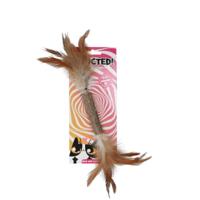 Addicted Stick with caterpillar and feathers - thumbnail