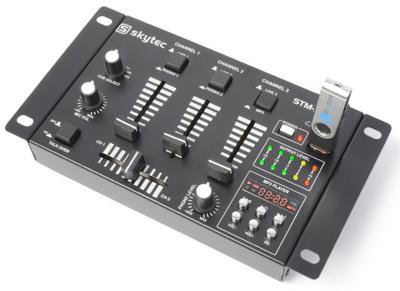 Skytec STM-3020B 6-kanaals mengpaneel met USB/MP3-speler budget