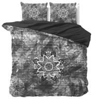 DreamHouse Bedding Jady - Antraciet 1-persoons (140 x 220 cm + 1 kussensloop) - thumbnail