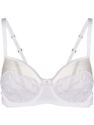 La Perla Bianca teardrop cut-out bra - White