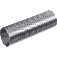 Nedco flexibele afvoerslang - stug aluminium - Ø 127 mm inwendig - 1,5 m - thumbnail